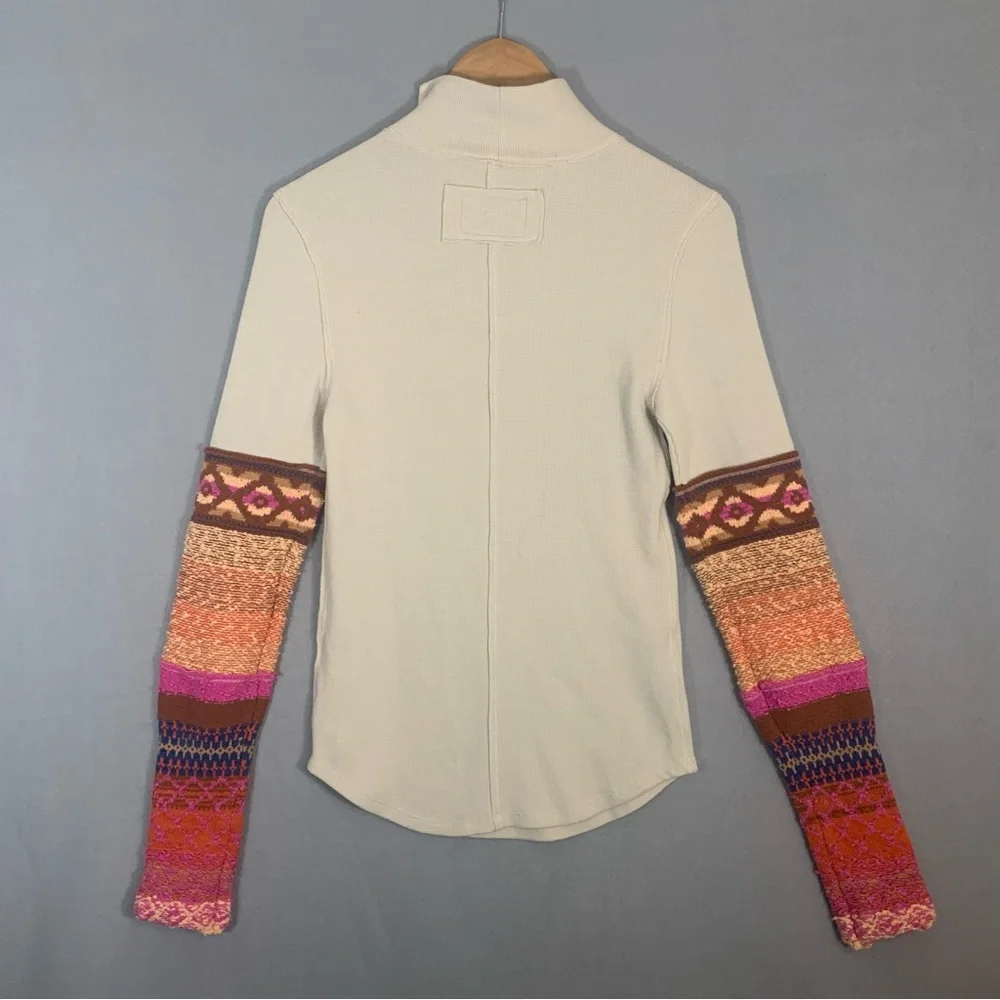 We The Free All Too Well Top Multi Cuff Ladies Sz Medium - Picture 6 of 9